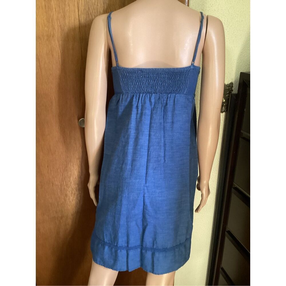 Vintage Chambray Summer Dress S - Picture 2 of 7